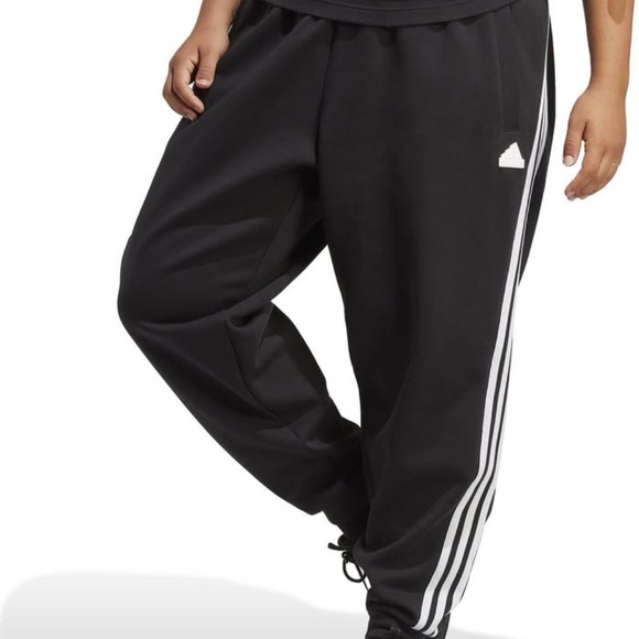 BRAND NEW women plus size adidas future icon 3 stripes regular pants size 1X - Picture 10 of 10
